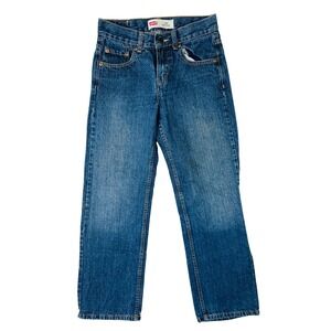 Levis 550 Relaxed Fit Jeans Boys Size 12 Reg Blue Denim Medium Wash 26x26